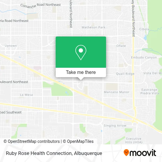 Ruby Rose Health Connection map