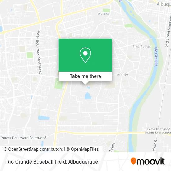 Rio Grande Baseball Field map