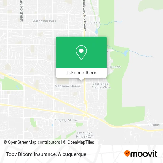 Toby Bloom Insurance map