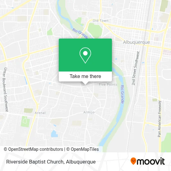 Riverside Baptist Church map