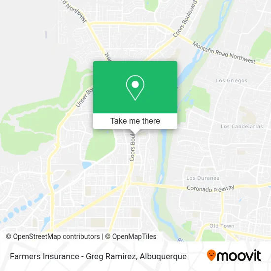 Farmers Insurance - Greg Ramirez map