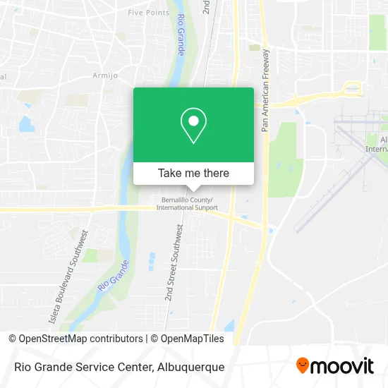 Rio Grande Service Center map