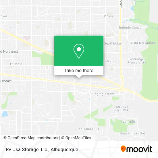 Rv Usa Storage, Llc. map