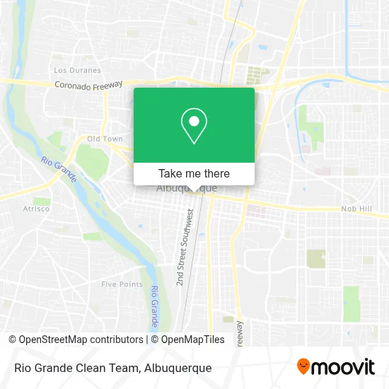 Rio Grande Clean Team map