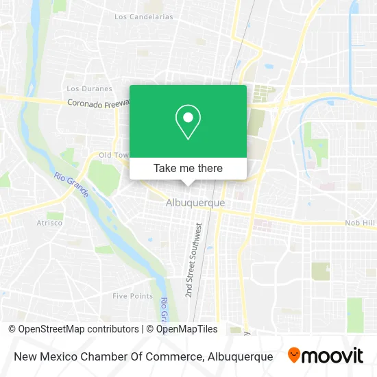New Mexico Chamber Of Commerce map