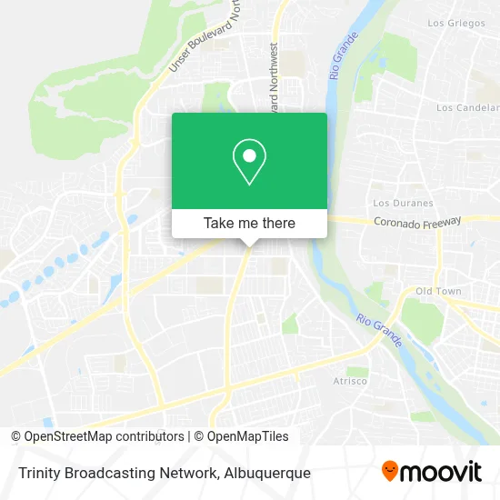 Trinity Broadcasting Network map