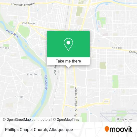 Phillips Chapel Church map