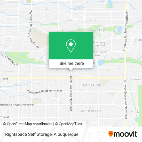 Rightspace Self Storage map