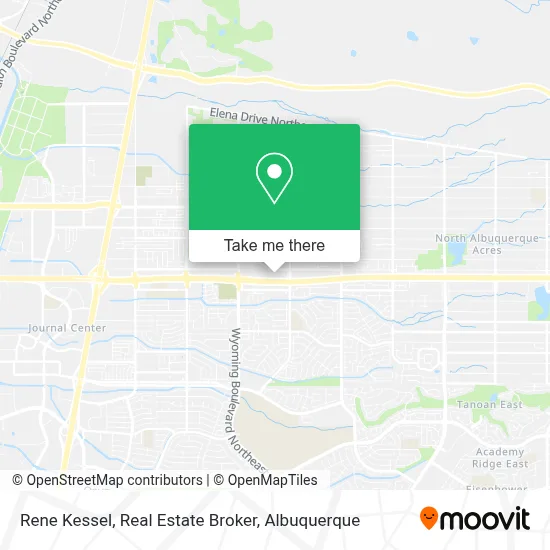 Rene Kessel, Real Estate Broker map