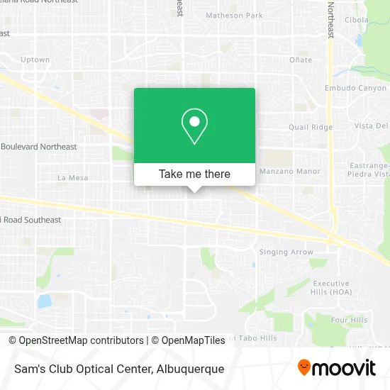 Sam's Club Optical Center map