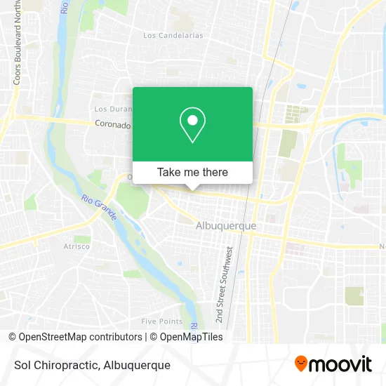Sol Chiropractic map