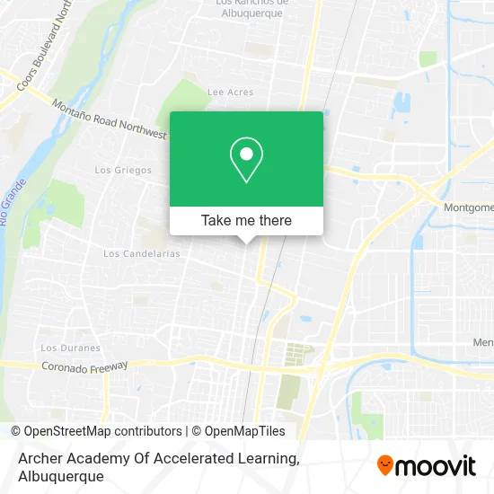 Archer Academy Of Accelerated Learning map