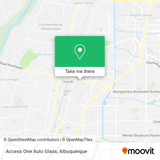 Access One Auto Glass map