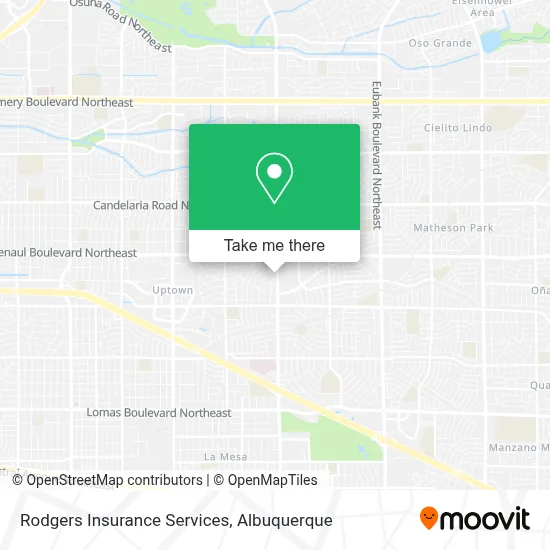 Rodgers Insurance Services map