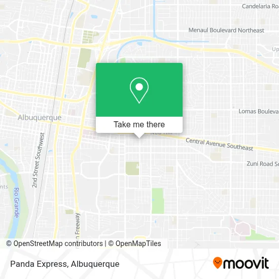 Panda Express map