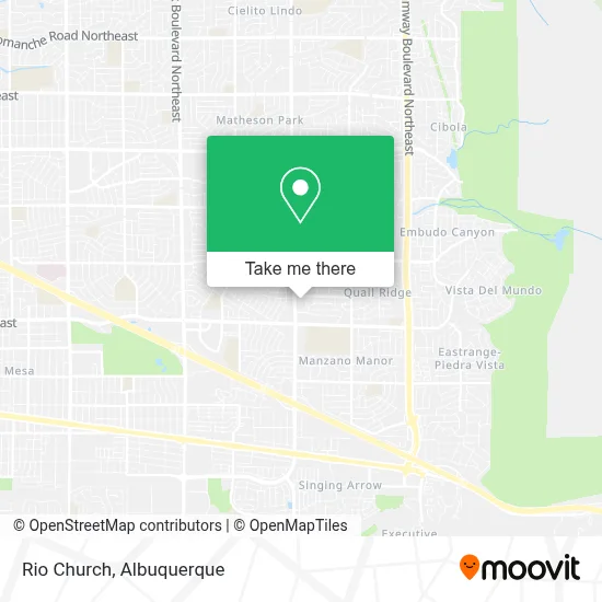 Rio Church map