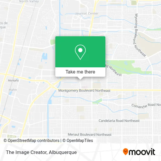 The Image Creator map