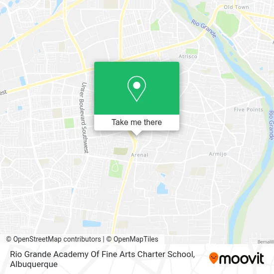 Rio Grande Academy Of Fine Arts Charter School map