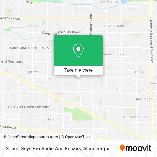 Sound Guys Pro Audio And Repairs map