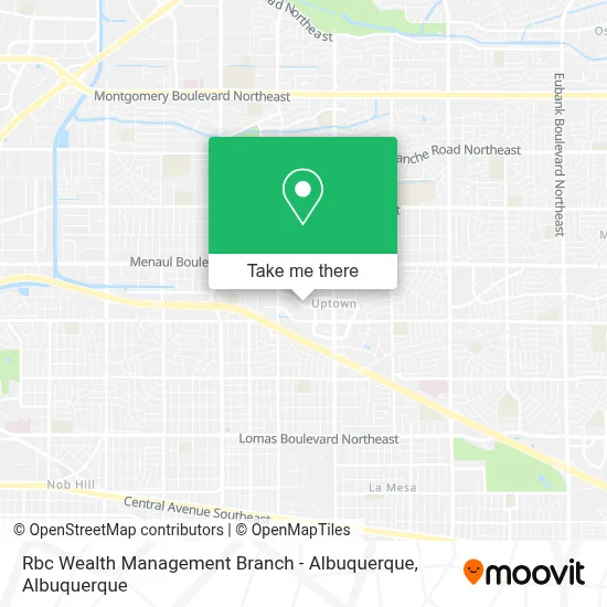 Rbc Wealth Management Branch - Albuquerque map