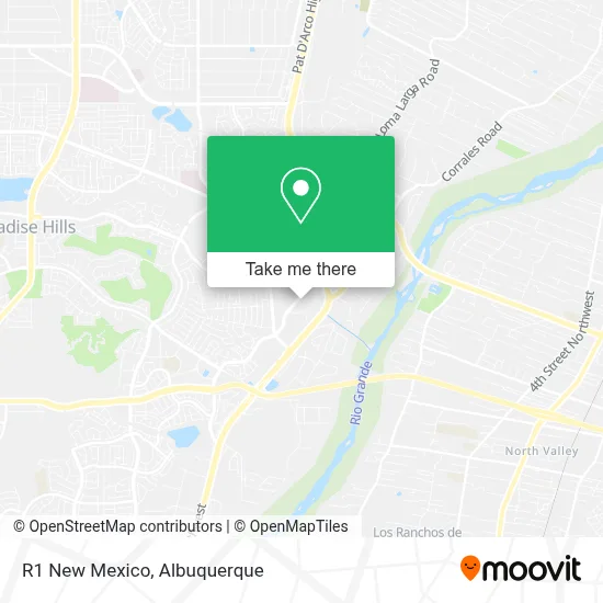 R1 New Mexico map