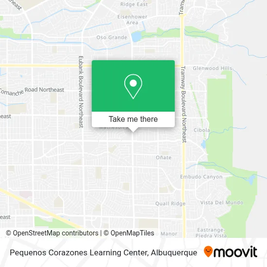 Pequenos Corazones Learning Center map