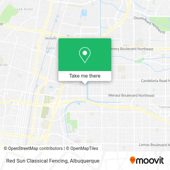 Red Sun Classical Fencing map