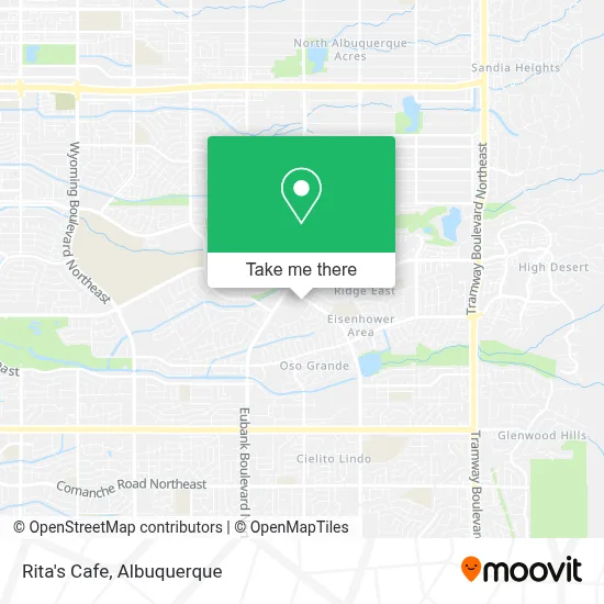 Rita's Cafe map