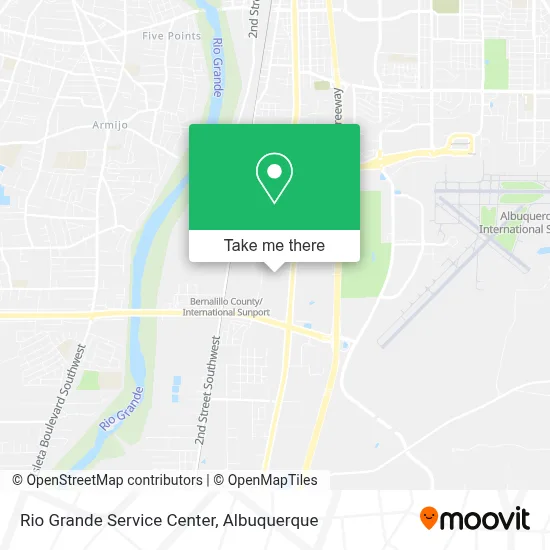 Rio Grande Service Center map