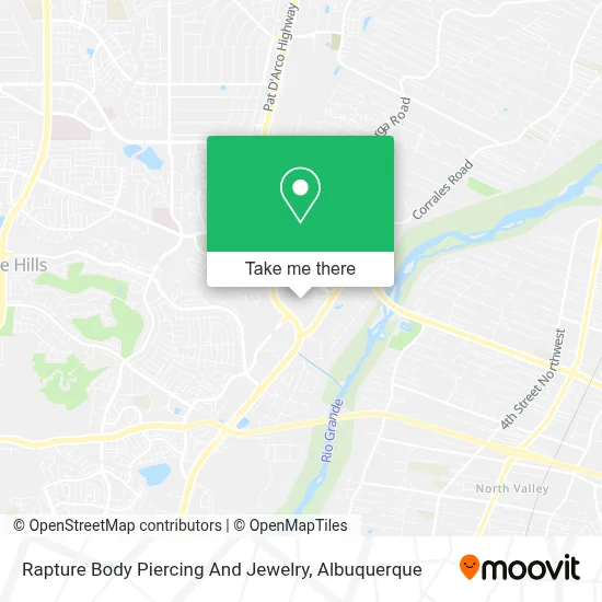 Rapture Body Piercing And Jewelry map