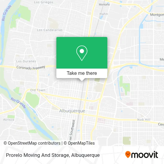 Prorelo Moving And Storage map