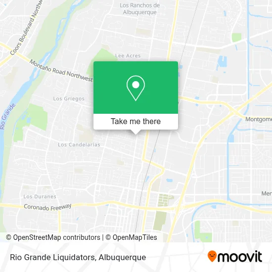 Rio Grande Liquidators map