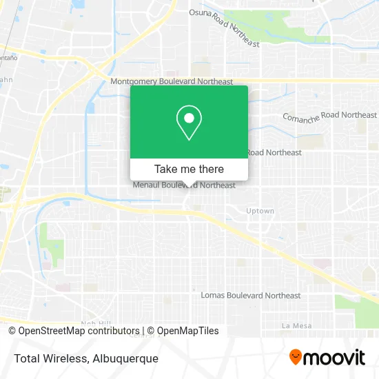 Total Wireless map