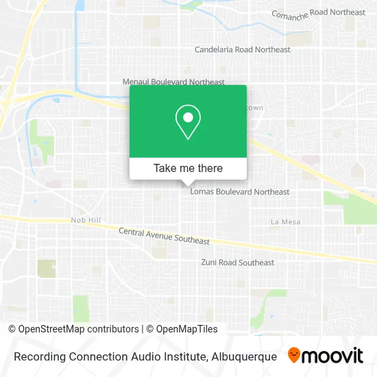 Recording Connection Audio Institute map