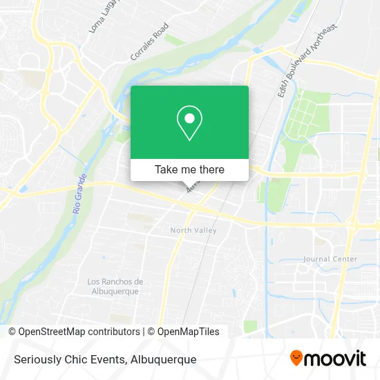 Seriously Chic Events map