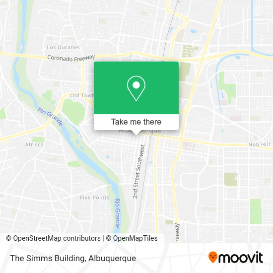 The Simms Building map