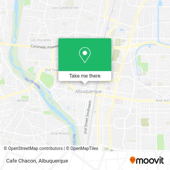 Cafe Chacon map