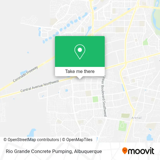 Rio Grande Concrete Pumping map