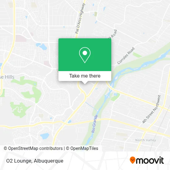 O2 Lounge map
