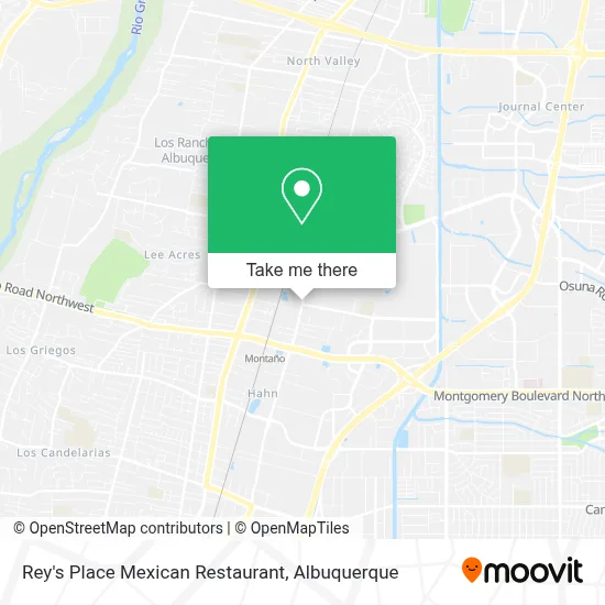 Rey's Place Mexican Restaurant map