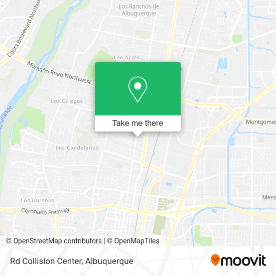 Rd Collision Center map