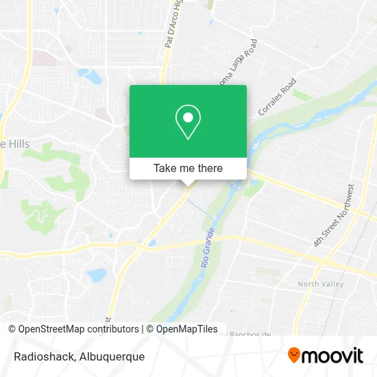 Radioshack map
