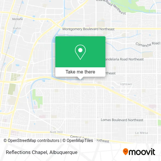 Reflections Chapel map