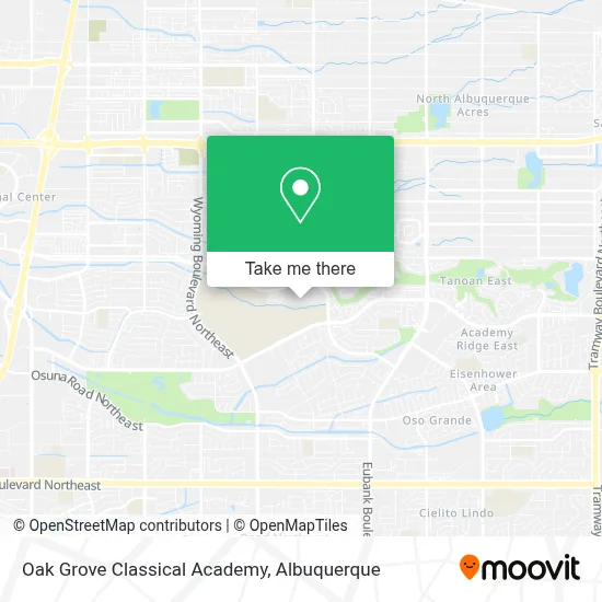 Oak Grove Classical Academy map