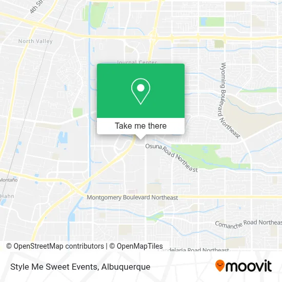 Style Me Sweet Events map