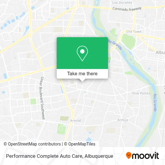 Performance Complete Auto Care map