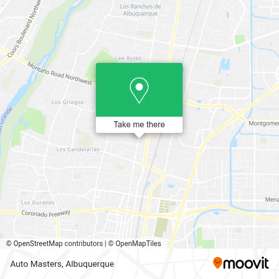 Auto Masters map