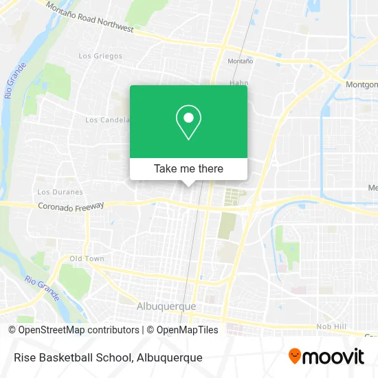 Rise Basketball School map
