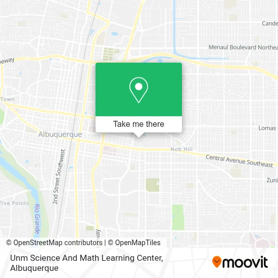 Unm Science And Math Learning Center map