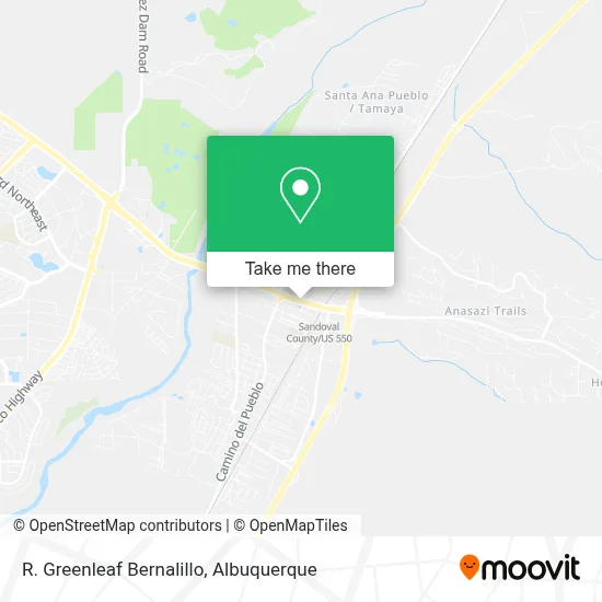 R. Greenleaf Bernalillo map